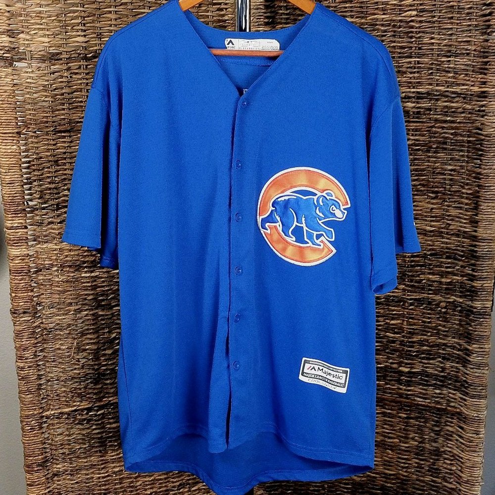 Majestic Genuine Major League Chicago Cubs Baseball Jersey Size Men’s Medium